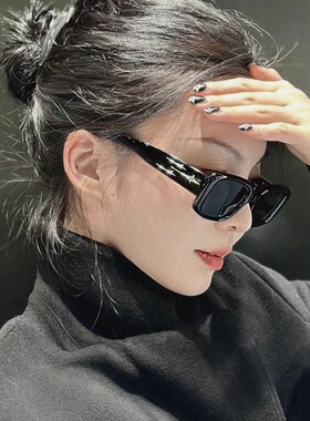 方形流星墨镜2023新款韩版