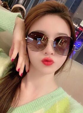 大脸女士偏光韩版显瘦太阳眼镜