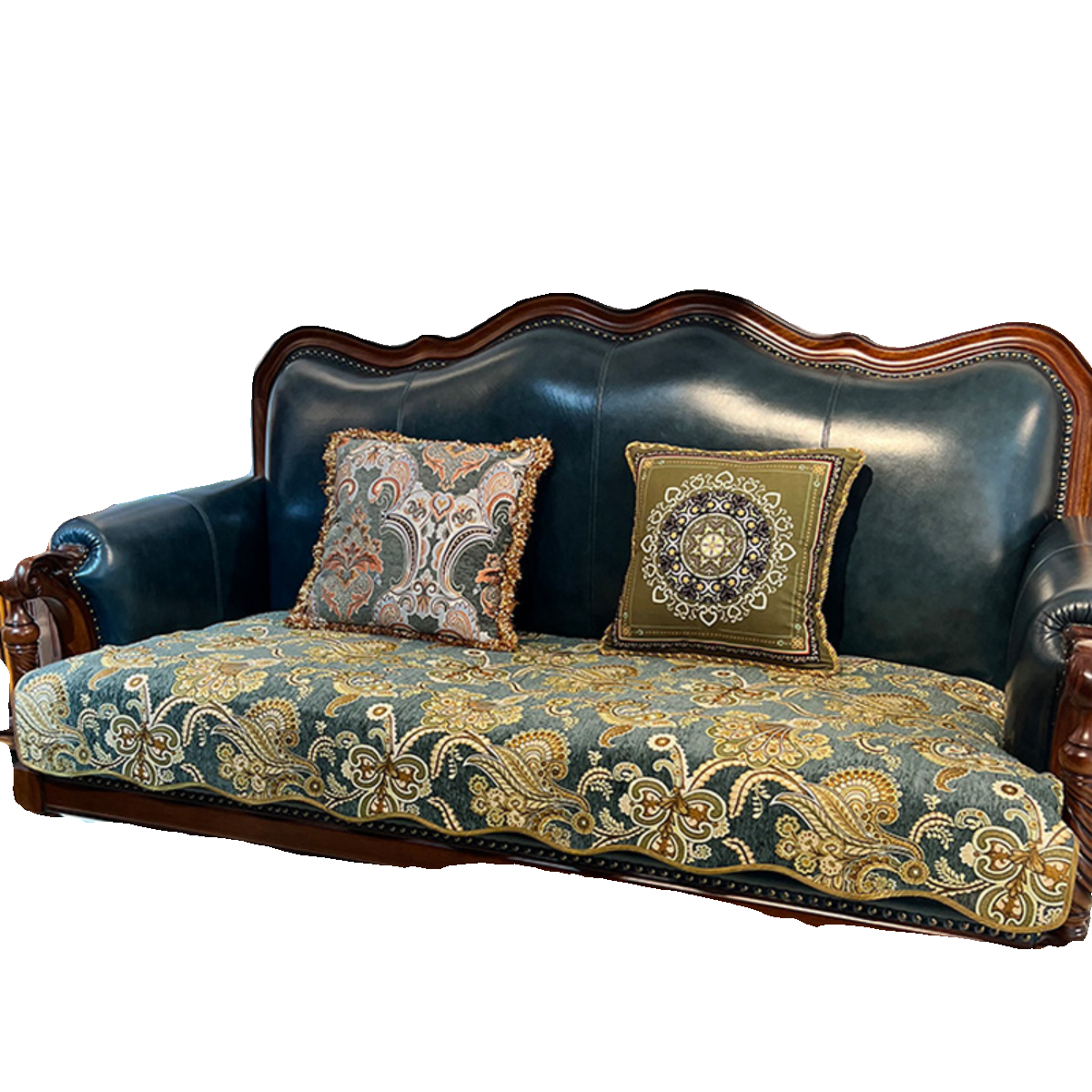 美式全包沙发笠套罩四季通用欧式高档新款雪尼尔皮沙发垫秋冬防滑,淘宝优惠券,粉丝福利购,淘宝优惠卷