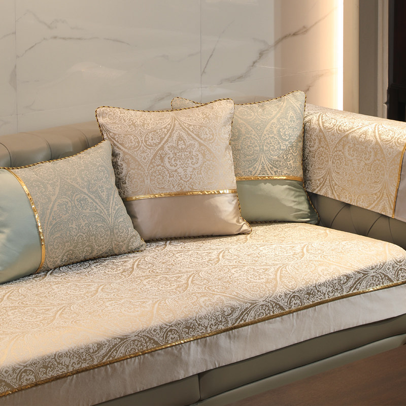 新款欧式防滑皮沙发垫坐垫四季通用高档轻奢沙发套罩盖布高级感,淘宝优惠券,粉丝福利购,淘宝优惠卷