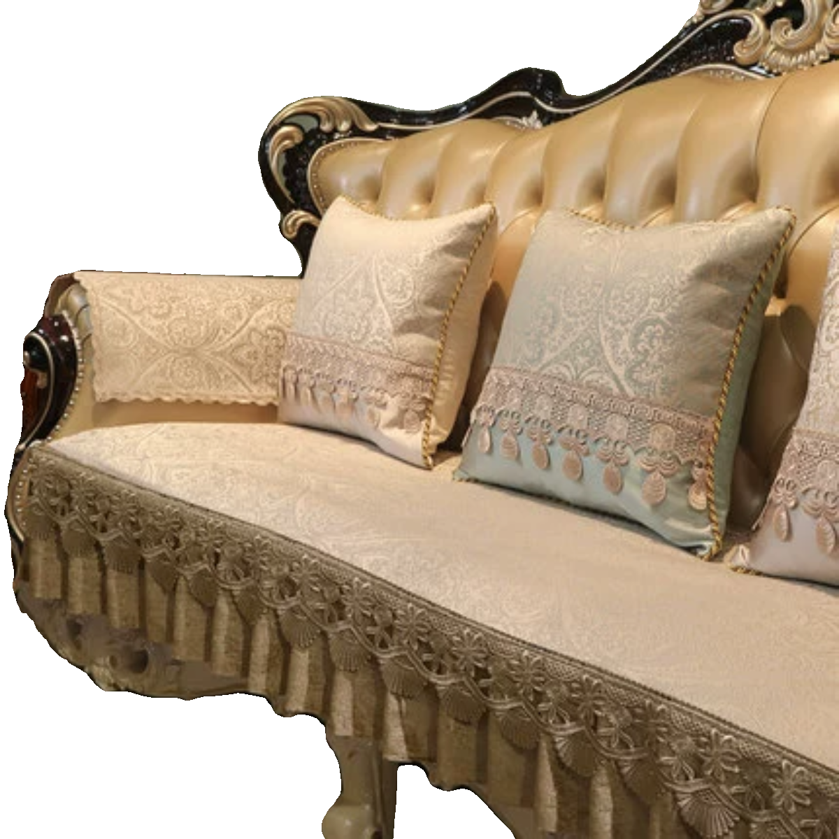 新款欧式防滑皮沙发垫坐垫四季通用高档轻奢沙发套罩盖布高级感,淘宝优惠券,粉丝福利购,淘宝优惠卷