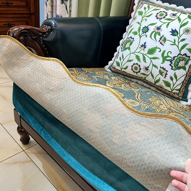 美式全包沙发笠套罩四季通用欧式高档新款雪尼尔皮沙发垫秋冬防滑,淘宝优惠券,粉丝福利购,淘宝优惠卷