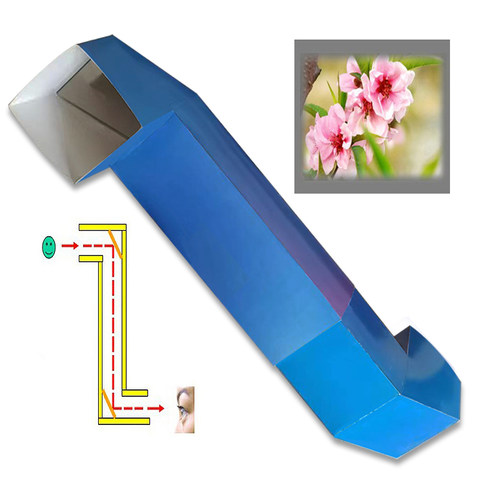 纸质大号伸缩潜望镜科技制作发明材料创智客学生自制科学实验器材 - 图3