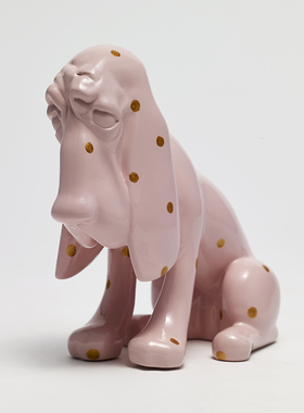 稀奇单身狗mini办公桌属相艺术品