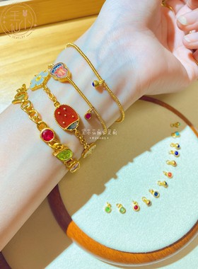 镶嵌999足金999足金王小仙