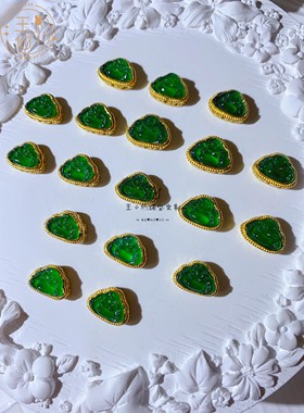 王小仙女古法金串珠配件弥勒佛