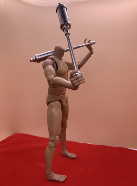 中华传统兵器----双锤（12-15CM）岳飞 八大锤四大将 镇宅 兵人