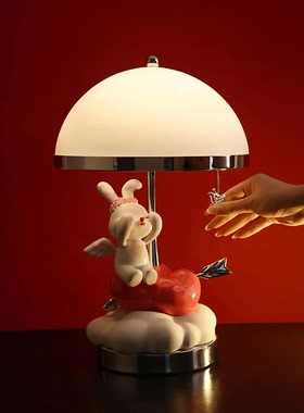 创意时尚台灯摆件情侣床头小夜灯