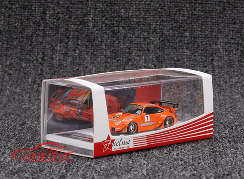 现货FuelMe富美1:64 911改装RWB 993宽体23#粉猪 树脂汽车模型 - 图0