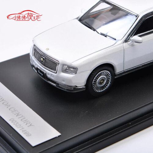 现货 白色DCM 1:64限量版 丰田 世纪CENTURY仿真车模合金汽车模型 - 图0