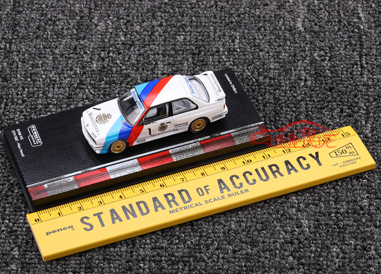 TW现货Tarmac Works 1:64宝马M3 DTM 1987 Marc Hessel汽车模型1# - 图2