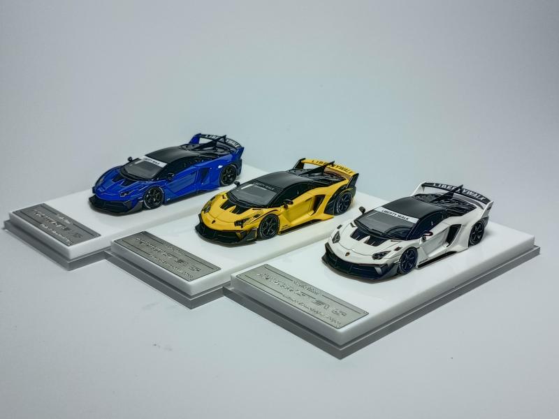 SM 现货ScaleMini 1:64大牛LB兰博基尼Aventador GT EVO汽车模型 - 图3