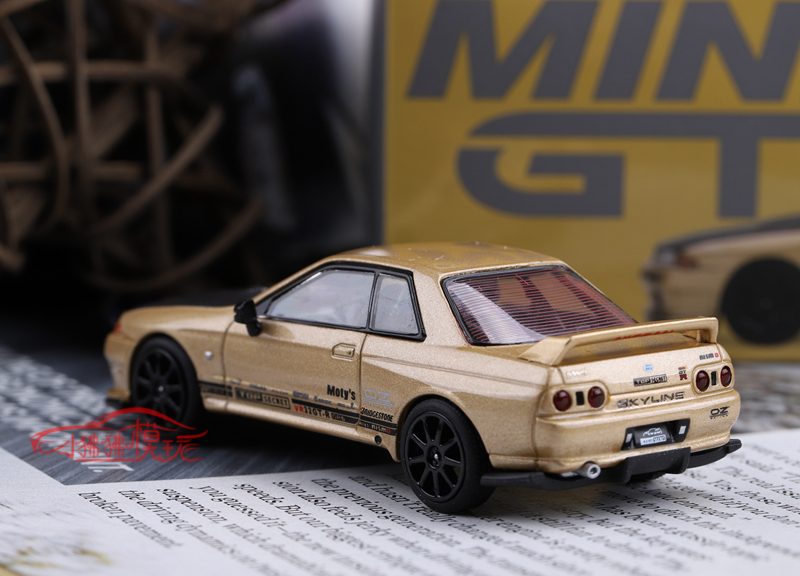 现货MINI GT 1:64日版限定Top Secret尼桑GT-R R32 VR32汽车模型 - 图1