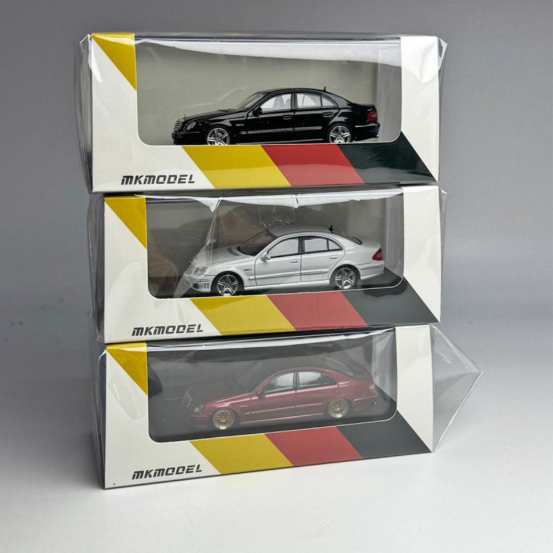 现货MK MODEL 1:64 奔驰E63 W211 E级AMG E350改装合金汽车模型 - 图3