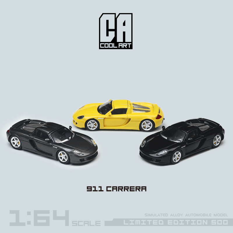 Cool ART 现货CA 1:64保时捷911 Carrera GT敞篷带顶CGT汽车模型 - 图3