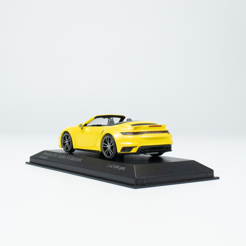 现货MC迷你切 1:43保时捷911 992 TURBO S CABRIOLET敞篷汽车模型-图1