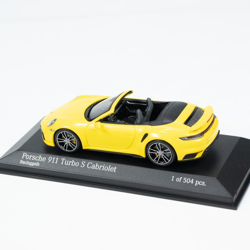 现货MC迷你切 1:43保时捷911 992 TURBO S CABRIOLET敞篷汽车模型-图2