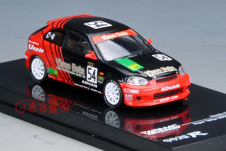 TW现货Tarmac Works 1:64本田 思域Type R EK9 SPOON汽车模型95# - 图1