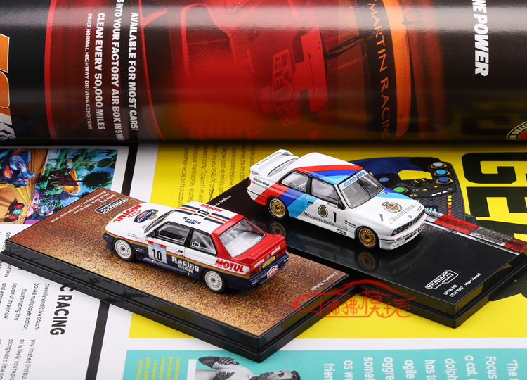 TW现货Tarmac Works 1:64宝马M3 DTM 1987 Marc Hessel汽车模型1# - 图1