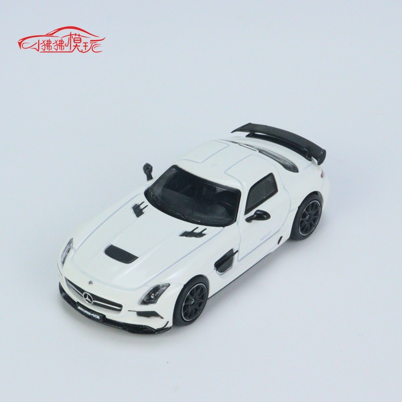 TW现货Tarmac Works 1:64奔驰SLS AMG黑色系BLACK SERIES汽车模型 - 图3