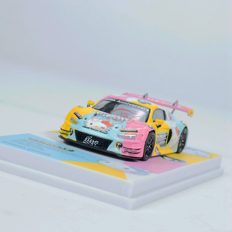 TW Tarmac Works 1:64奥迪R8 LMS GT3 EVO II澳门赛车Kitty凯蒂猫 - 图3