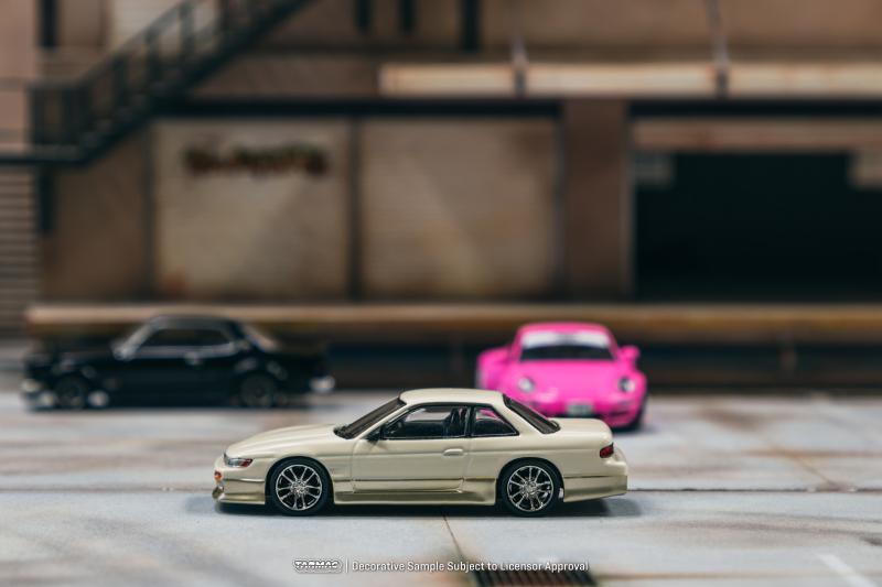 TW Tarmac Works 1:64日产VERTEX尼桑 Silvia S13合金汽车模型-图1