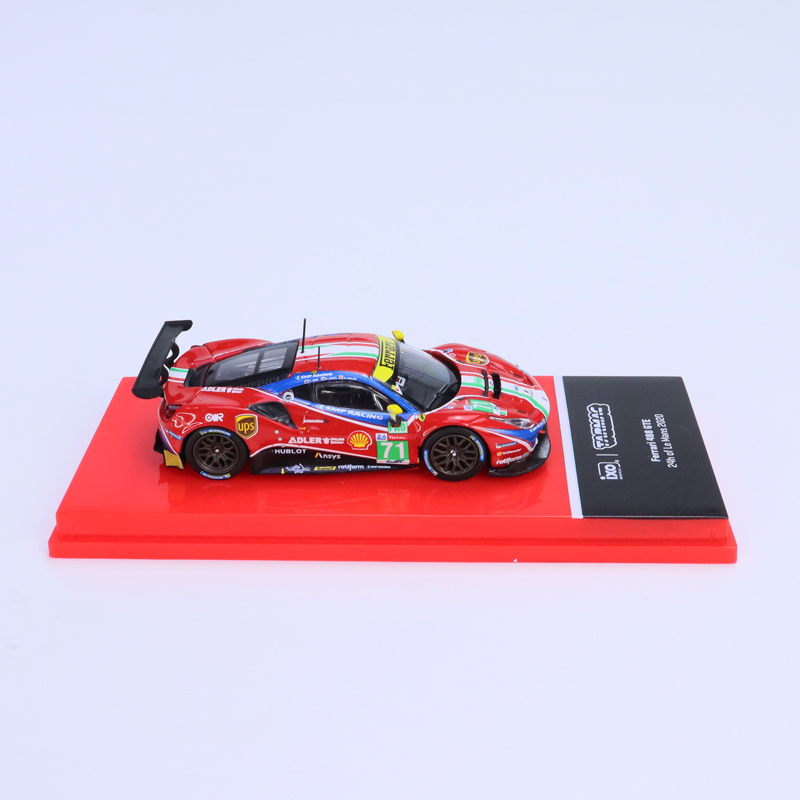 现货TW Tarmac Works 1:64法拉利488 GTE 24h勒芒赛车71#汽车模型 - 图2