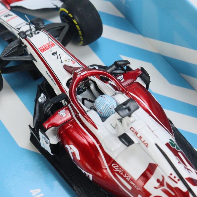 现货MC1:43阿尔法罗密欧F1周冠宇Alfa Romeo rtest汽车模型-图3