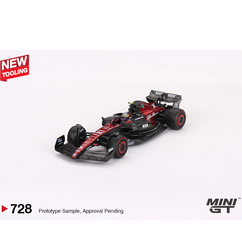 MINI GT 1:64阿尔法罗密欧C43 F1赛车2023澳洲24#周冠宇 汽车模型 - 图3