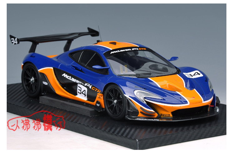 现货TSM 1:18迈凯伦McLaren P1 GTR 34#赛车收藏礼品树脂汽车模型 - 图3