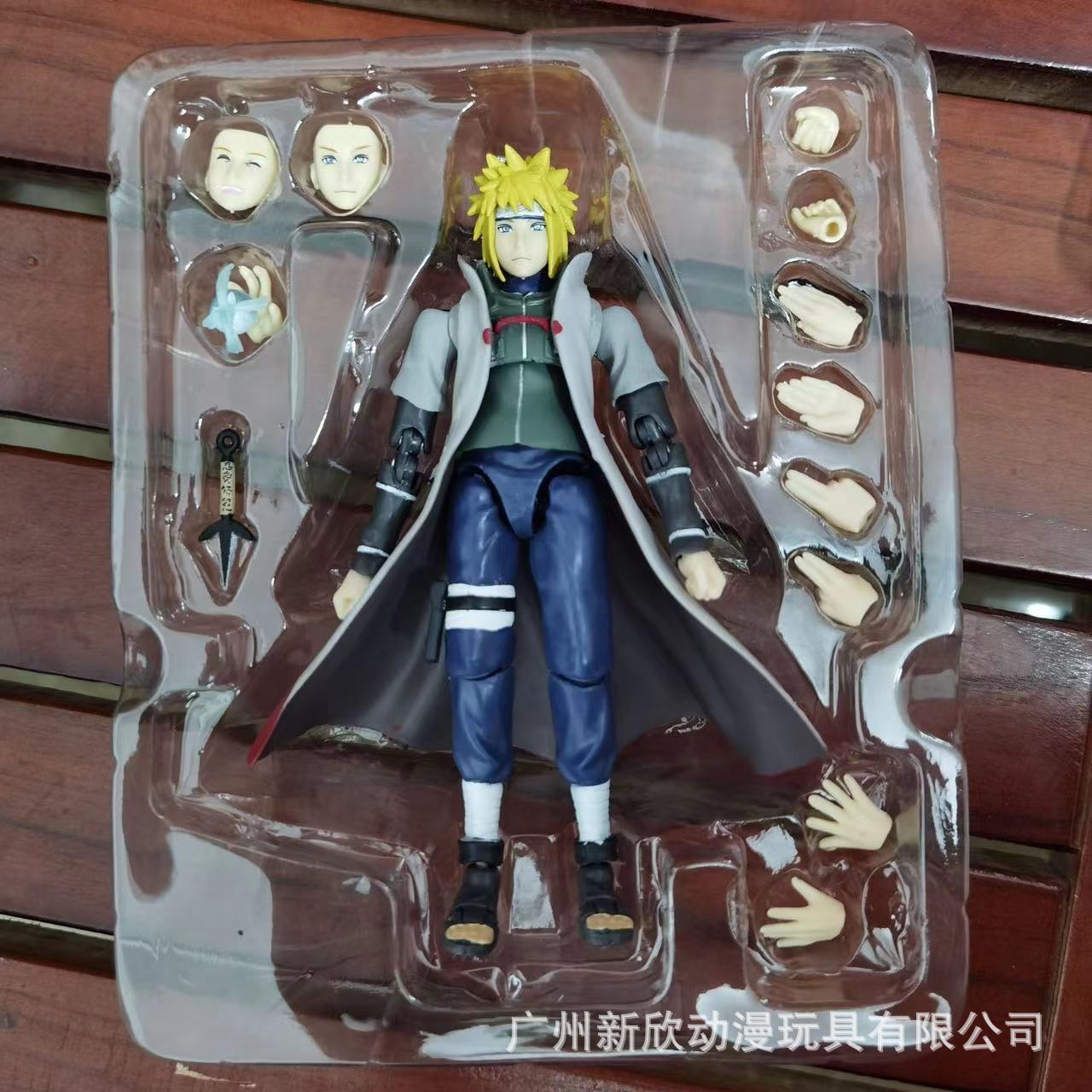 SHF 火影忍者 旗木卡卡西 波风水门 可动公仔摆件手办模型 - 图0