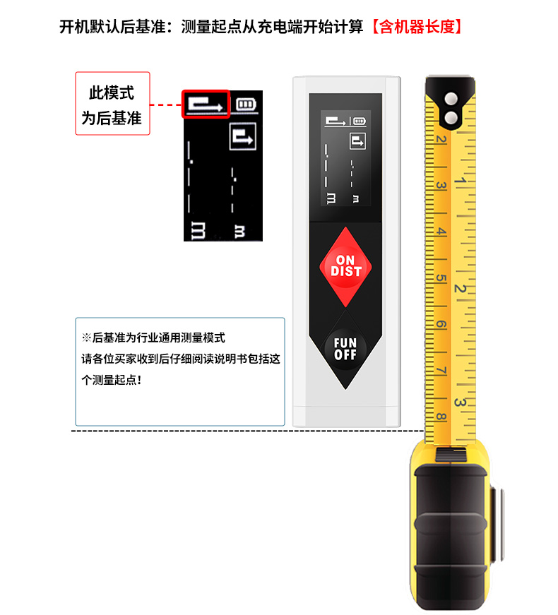 昊图激光测距仪家用红外测量仪高精度手持迷你电子尺量房仪多功能 - 图1