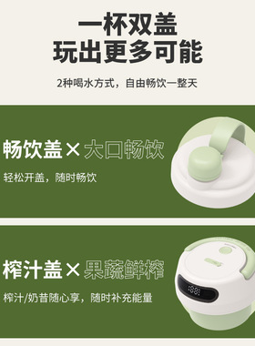 利仁鲜榨便携榨汁杯榨汁机LLJ-A6650内外纯钛现代随行厨房家电