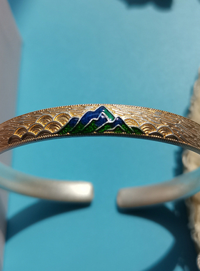 卷草纹手镯胖东来同款