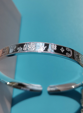 吉言银手镯9999足银镯子