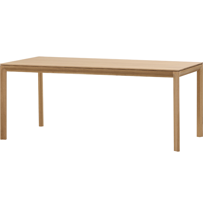 北欧表情/中古侘寂/英国ARNATIF/DEL系列实木长方形西餐桌/橡木K-图3