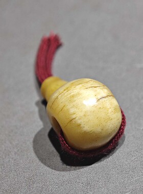 16MM藏传老驼骨佛头三通配件
