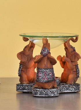 印度象鼻财神泰式餐厅招财摆件