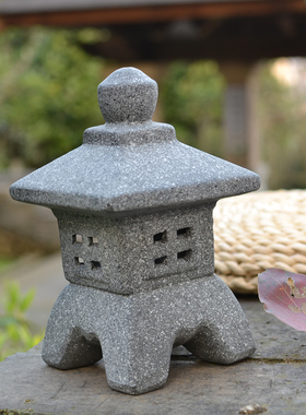 日式蜡烛石灯笼仿古日料店禅意灯