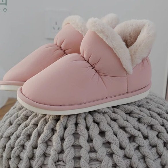 朴西冬款毛绒加厚包跟保暖男女情侣棉拖鞋家居高帮产后防滑月子鞋,淘宝优惠券,粉丝福利购,淘宝优惠卷