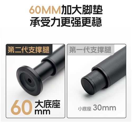 可调节桌脚垫增高家具柜子加高底座不锈钢承重支撑腿脚架伸缩桌腿 - 图2
