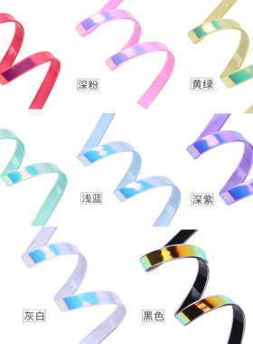 渐变糖果色硅胶皮条带子肩带