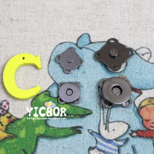 Металлическая серия серии двойной магнитной скрытой ручной шва для магнитной пряжки сливы -кнопка шва для шва для ручного шва.