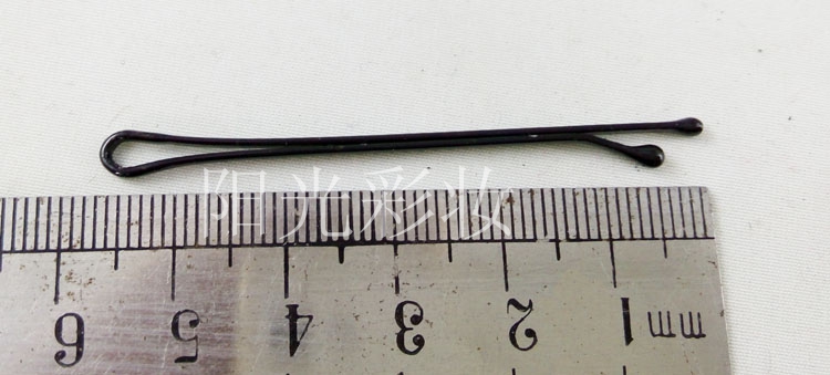 影楼盘发造型专用 圆头小黑卡/美发器/盘发/发卡/圆头卡子/批发 - 图0