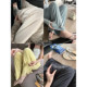 Superniniyy ice skin mask pants & cool modal drape skin-friendly drawstring wide leg pants