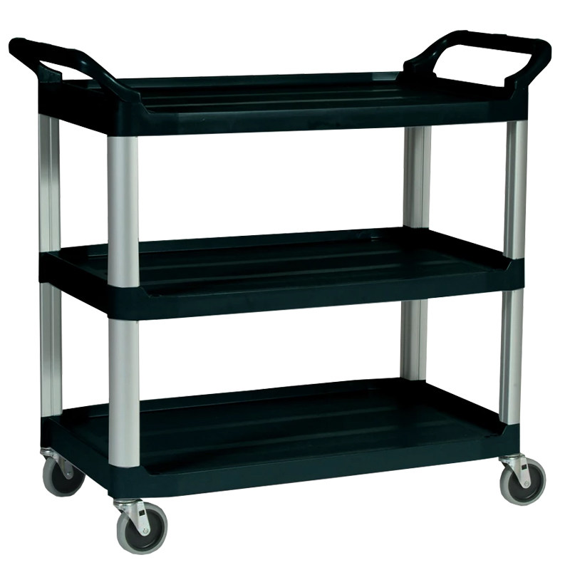 乐柏美多用途三层餐盘收集车服务车餐饮厨房手推车 409100,淘宝优惠券,粉丝福利购,淘宝优惠卷