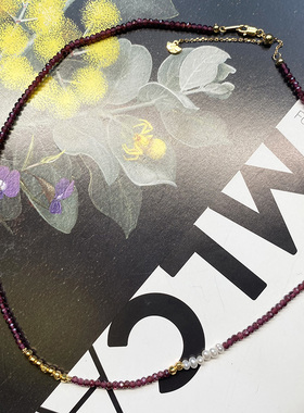 天然青金石锁骨链西子美美S925银