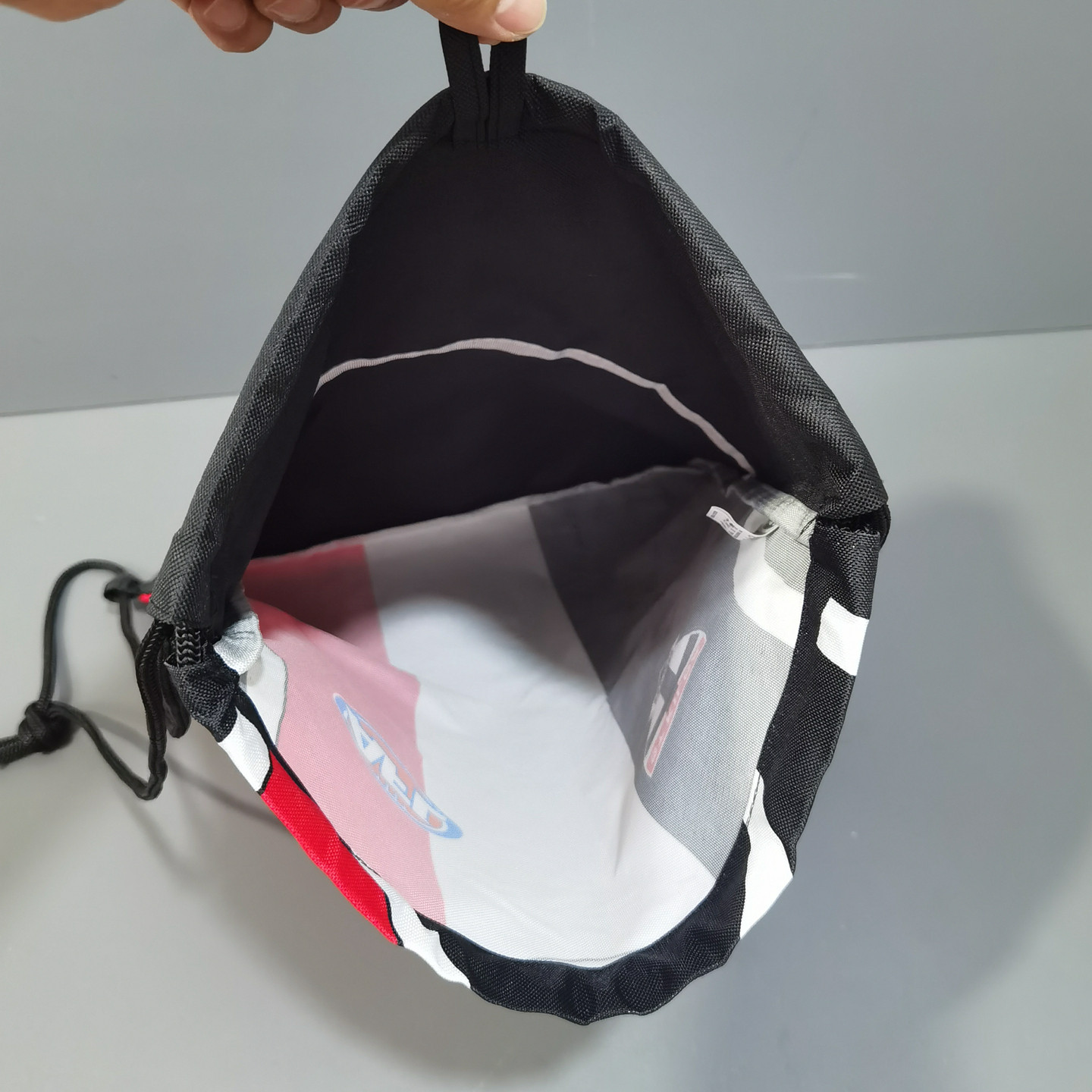 Foreign trade original large-capacity waterproof Oxford cloth drawstring pocket portable sports bag storage bag simple backpack