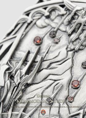 卡兹莫丹925纯银魔戒指环王电影