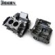 Engine stepless crankcase cylinder head